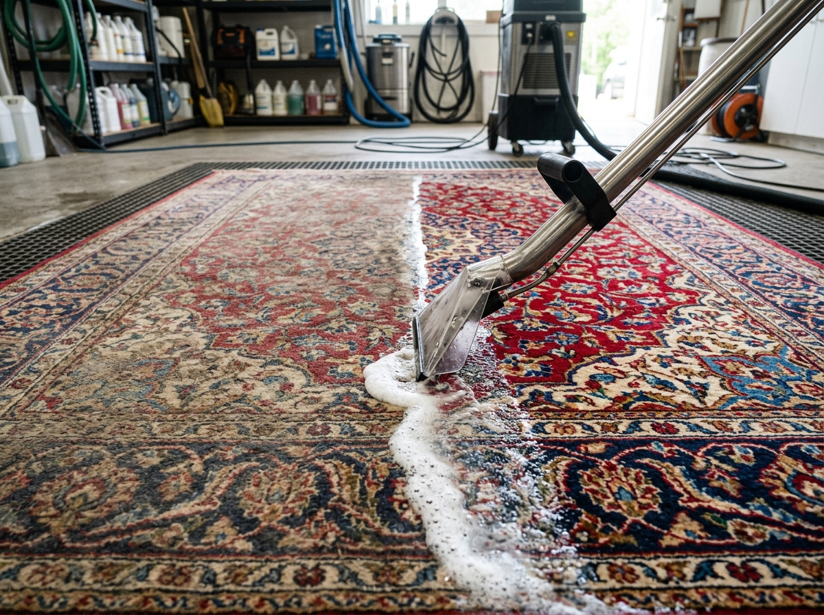 Deep Steam Area Rug Cleaning